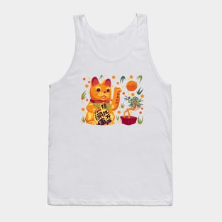 Lucky cat Tank Top